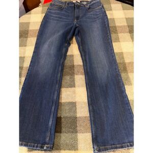 Wrangler Womens High Rise Bold Bootcut Jeans Dark Wash Size 10 x 30 10MT1BTSN